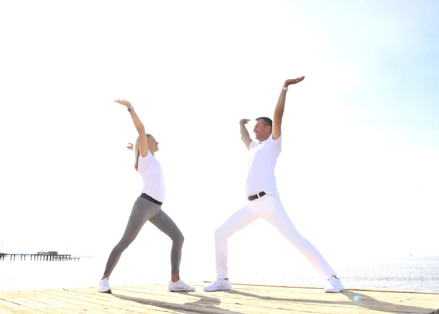 Thomas Dietter & Susanne Radtke machen Sport